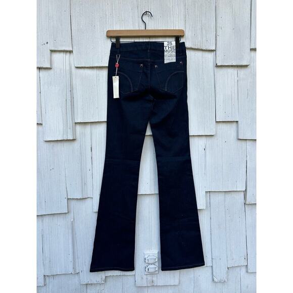 NWT Joe's Jeans The Muse Sophist Bootcut High Waist‎ Denim Dark Wash Size 25 - Picture 6 of 9